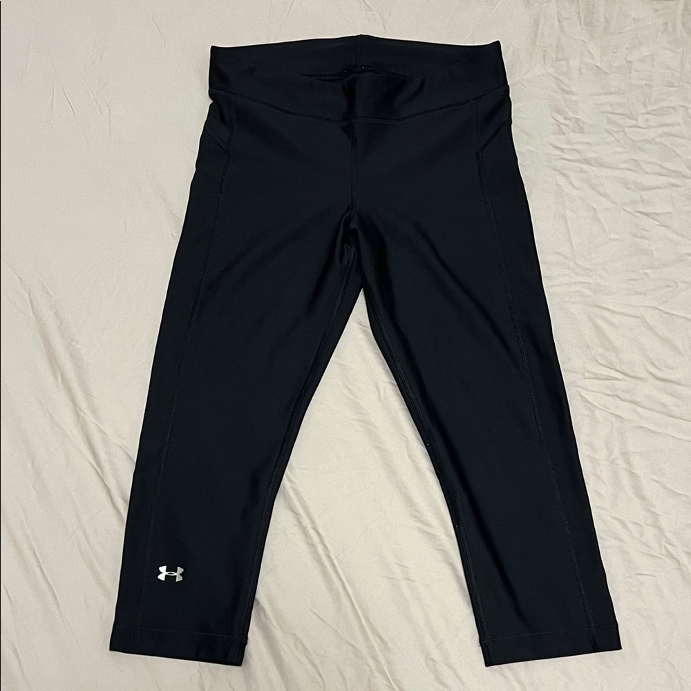 Under Armour Midnight Black Athletic Capris